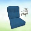 Sunbrella Canvas Regatta Hanamint Replacement Cushions Club Chair | Estate Back