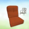 Sunbrella Canvas Rust Hanamint Replacement Cushions Club Chair | Estate Back