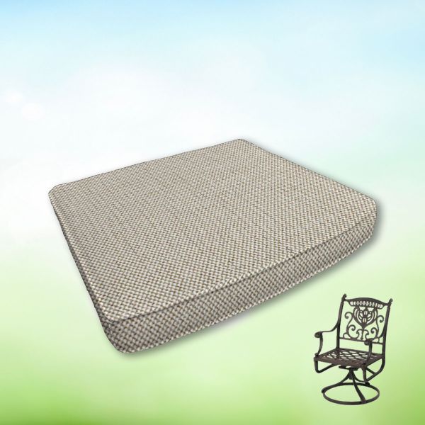 Sunbrella Bliss Linen Hanamint Dining Chair Seat | Curved Front in 3 sizes