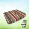 Sunbrella Brannon Redwood Hanamint Dining Chair Seat | Curved Front in 3 sizes