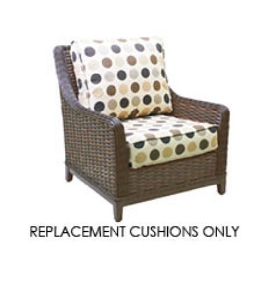 Patio Renaissance Catalina High Back Lounge Chair Replacement Cushions