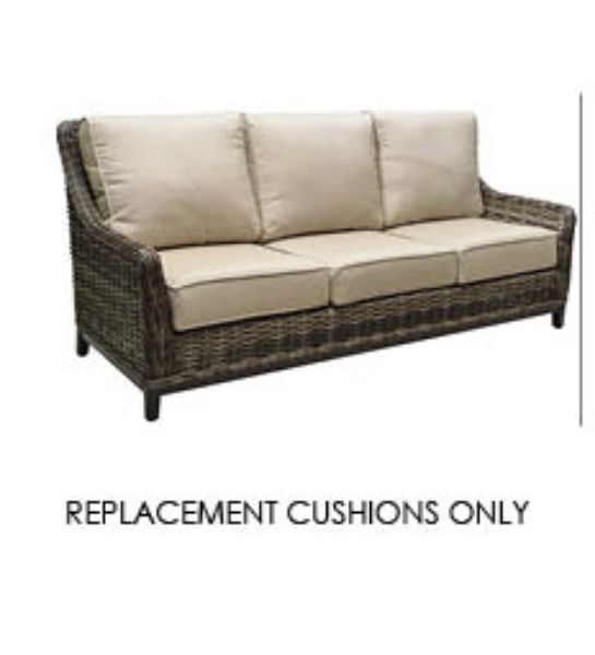 Picture of Catalina High Back Sofa | Patio Renaissance Replacement Cushions | Sunbrella® Fabrics