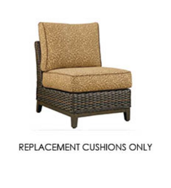 Patio Renaissance Catalina Armless Chair Replacement Cushions