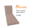 Universal Chaise Cushions in Sunbrella Play Cameo- Economy Replacement Cushions