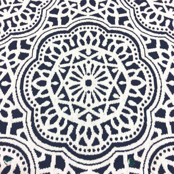 Gwyneth Navy Revolution Outdoor Fabric – Custom Outdoor Cushions & Pillows