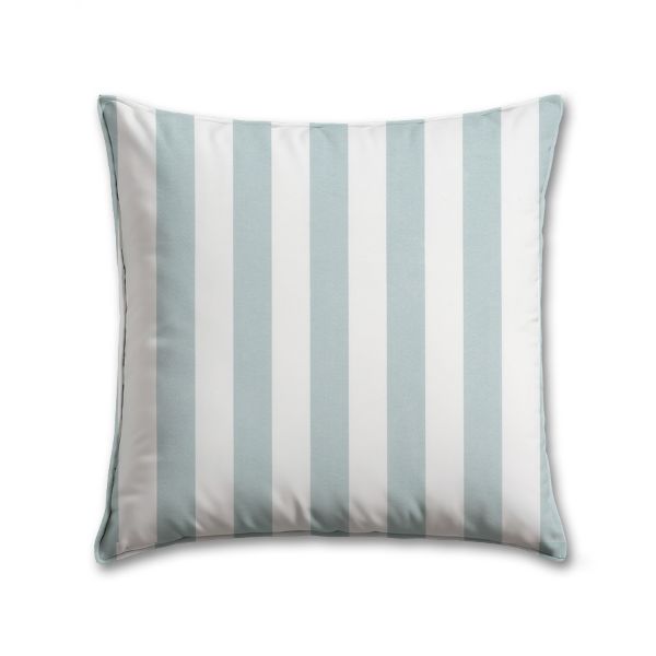 Premier Prints Stripe Belmont Blue Outdoor Pillow | Custom Patio Pillows