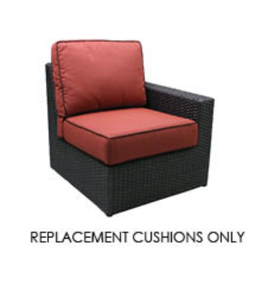 Patio Renaissance Del Mar Left Arm Chair Replacement Cushions