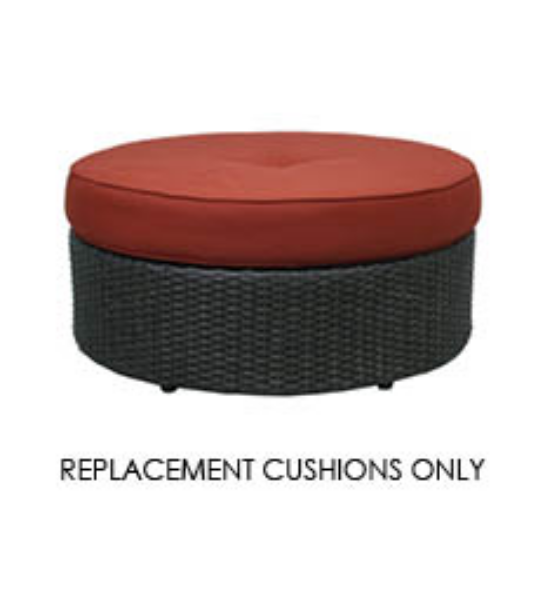 Patio Renaissance Del Mar 42" Round Ottoman Replacement Cushion