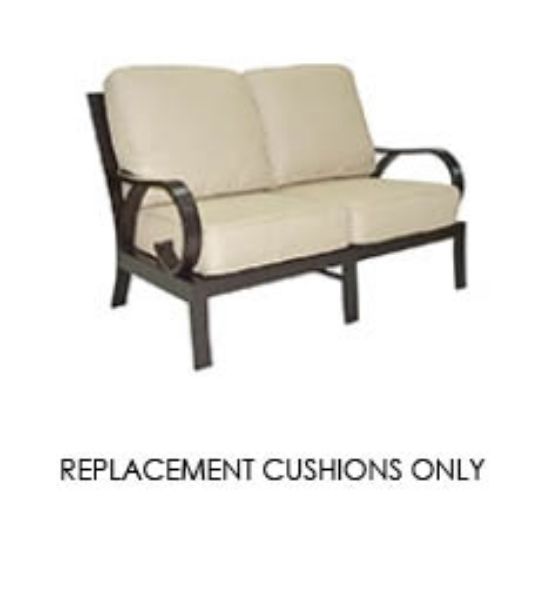 Patio Renaissance Key Largo Loveseat Replacement Cushions
