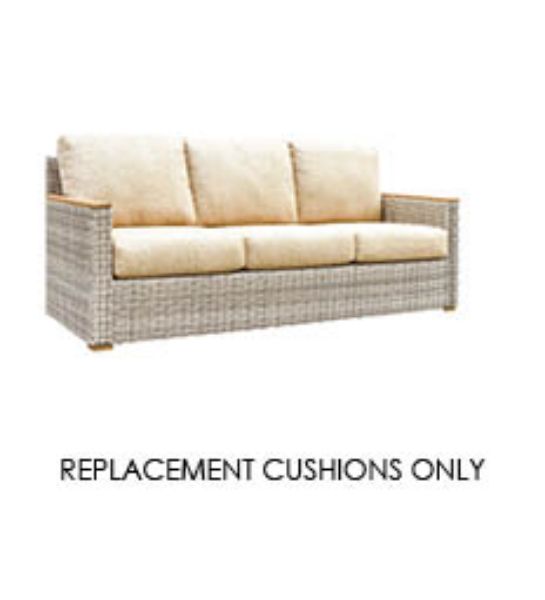 Picture of Basseterra Sofa | Patio Renaissance Replacement Cushions | Sunbrella® Fabrics