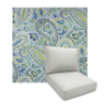 Arctic Capris by Richloom Solarium Deep Seating Patio Chair Cushions