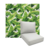 Balmoral Palm by Richloom Solarium Deep Seating Patio Chair Cushions