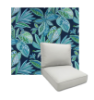 Crestwood Marine by Richloom Solarium Deep Seating Patio Chair Cushions