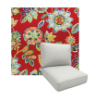 Daylin Cherry by Richloom Solarium Deep Seating Patio Chair Cushions