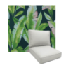 Mekko Emerald by Richloom Solarium Deep Seating Patio Chair Cushions