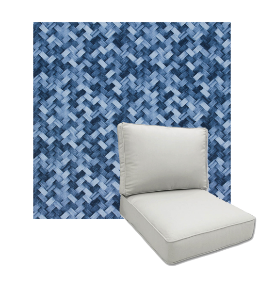 Picture of Mixes Marine Deep Seating Patio Chair Cushions