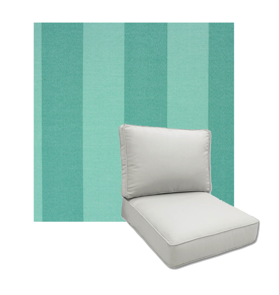 Preview Lagoon by Richloom Solarium Deep Seating Patio Chair Cushions