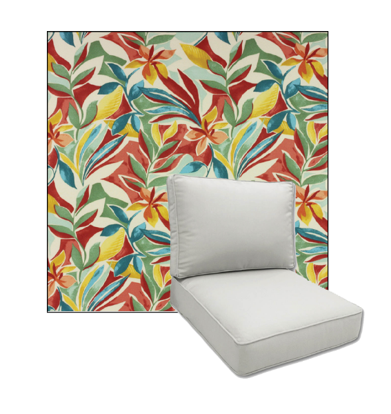 Soma Sonoma by Richloom Solarium Deep Seating Patio Chair Cushions