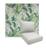 Tahiti Breeze by Richloom Solarium Deep Seating Patio Chair Cushions
