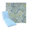 Universal Chaise Cushions in Richloom Solarium Arctic Capris - 3 Universal Sizes