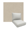 Hayden Taupe by Revolution Performance Fabrics Deep Seating Patio Chair Cushions