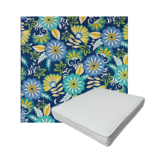 Richloom Solarium Cadelle Baltic Boxed Patio Dining Chair Seat Cushions – Custom Outdoor Comfort