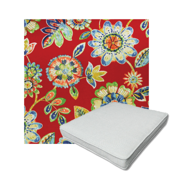 Richloom Solarium Daylin Cherry Boxed Patio Dining Chair Seat Cushions – Custom Outdoor Comfort