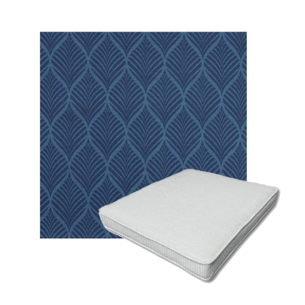 Richloom Solarium Fenbrook Bluecove Boxed Patio Dining Chair Seat Cushions – Custom Outdoor Comfort
