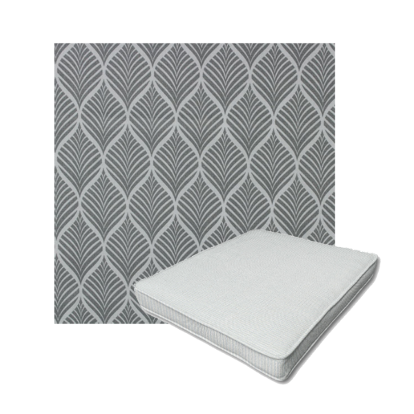 Richloom Solarium Fenbrook Pebble Boxed Patio Dining Chair Seat Cushions – Custom Outdoor Comfort