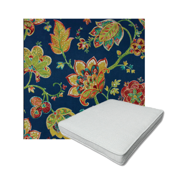 Richloom Solarium Kayton Navy Boxed Patio Dining Chair Seat Cushions – Custom Outdoor Comfort