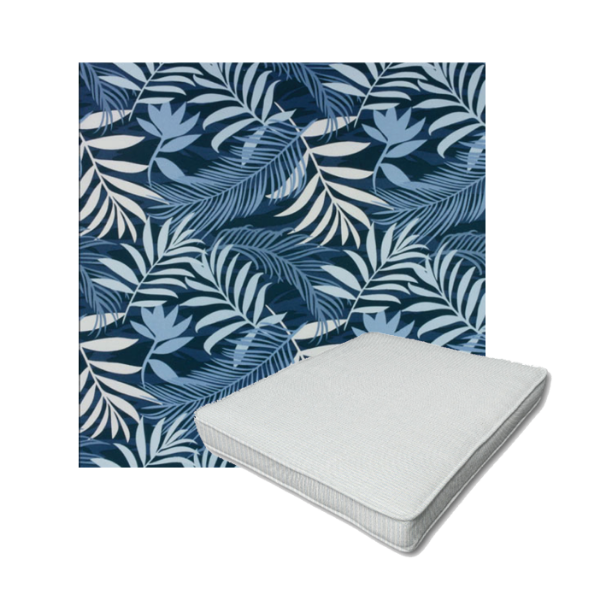 Richloom Solarium Mayland Baltic Boxed Patio Dining Chair Seat Cushions – Custom Outdoor Comfort