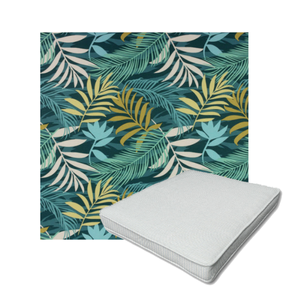 Richloom Solarium Mayland Palm Boxed Patio Dining Chair Seat Cushions – Custom Outdoor Comfort