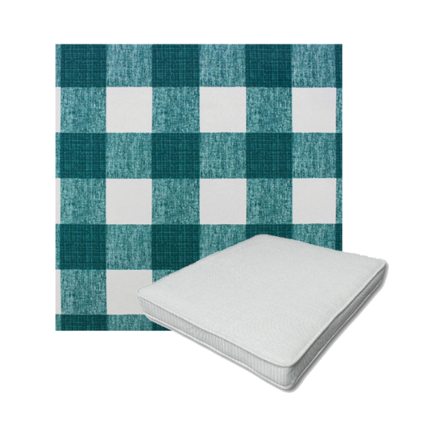 Richloom Solarium Pattertson Peacock Boxed Patio Dining Chair Seat Cushions – Custom Outdoor Comfort