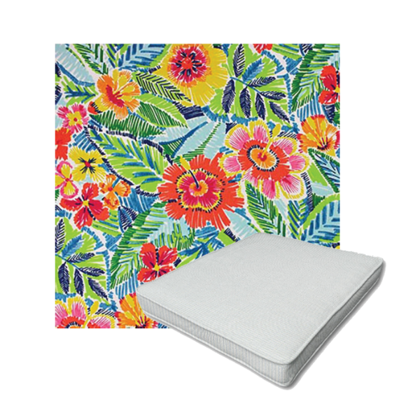 Richloom Solarium Pensacola Multi Boxed Patio Dining Chair Seat Cushions – Custom Outdoor Comfort