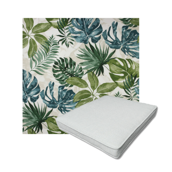 Richloom Solarium Piermont Palm Boxed Patio Dining Chair Seat Cushions – Custom Outdoor Comfort