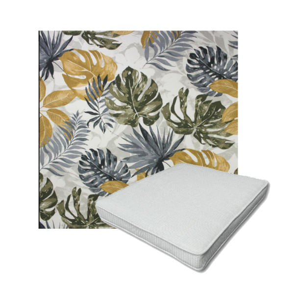 Richloom Solarium Piermont Stone Boxed Patio Dining Chair Seat Cushions – Custom Outdoor Comfort