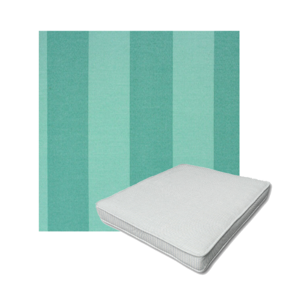 Richloom Solarium Preview Lagoon Boxed Patio Dining Chair Seat Cushions – Custom Outdoor Comfort