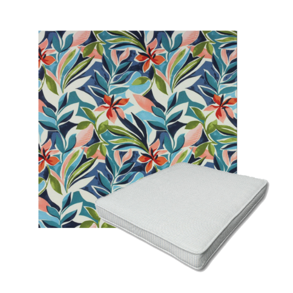 Richloom Solarium Soma Multi Boxed Patio Dining Chair Seat Cushions – Custom Outdoor Comfort