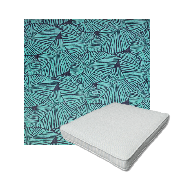 Richloom Solarium Talia Caribe Boxed Patio Dining Chair Seat Cushions – Custom Outdoor Comfort