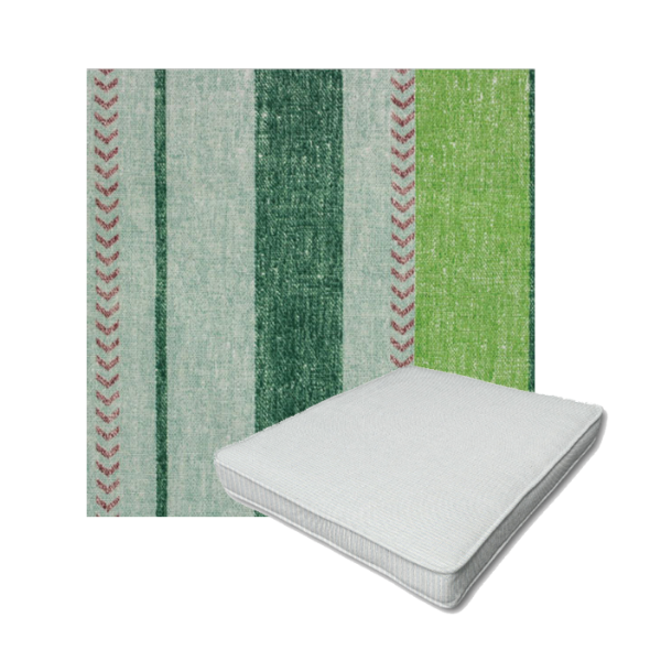 Richloom Solarium Weekender Palm Boxed Patio Dining Chair Seat Cushions – Custom Outdoor Comfort