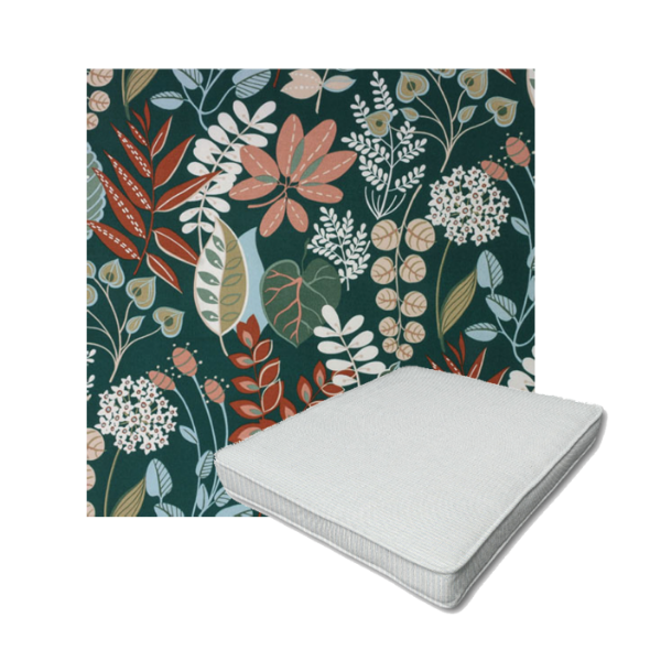 Richloom Solarium Windcrest Spruce Boxed Patio Dining Chair Seat Cushions – Custom Outdoor Comfort