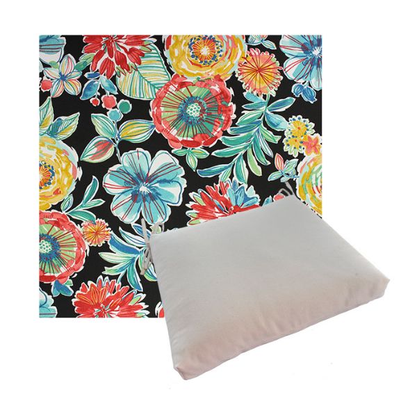 Outdoor Dining Chair Cushion Universal Sizes - Richloom Solarium Colsen Noir