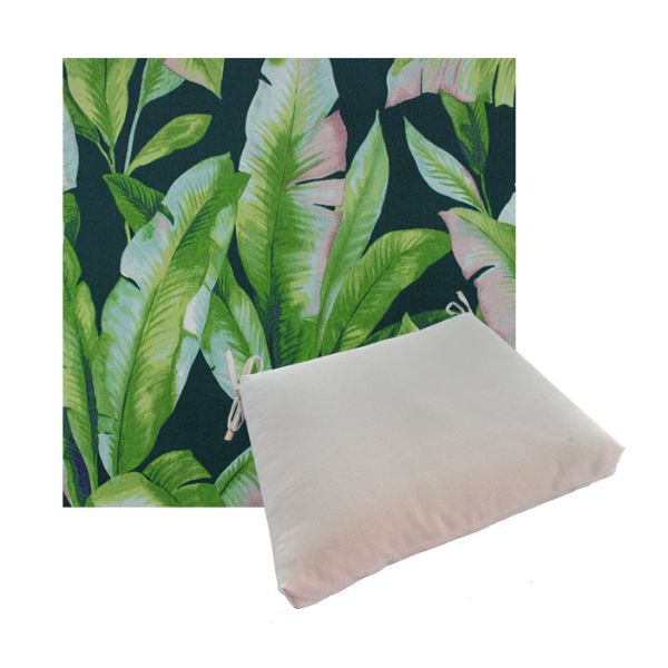 Outdoor Dining Chair Cushion Universal Sizes - Richloom Solarium Mekko Emerald