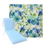 Universal Chaise Cushions in Richloom Solarium Bettina Aqua - 3 Universal Sizes