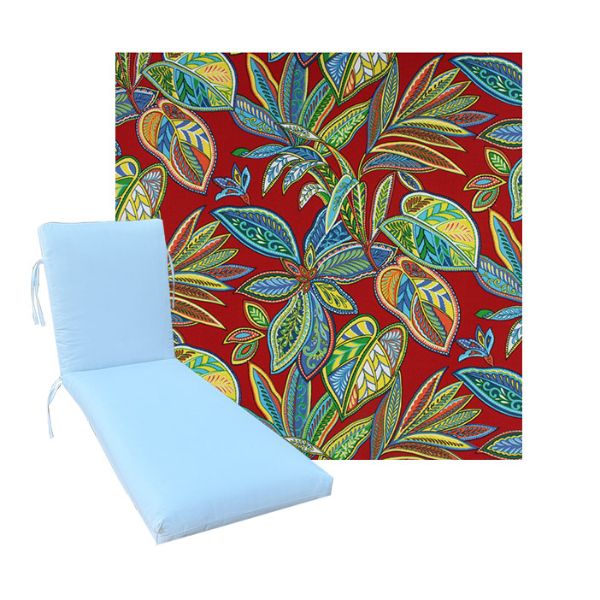 Universal Chaise Cushions in Richloom Solarium Crestwood Multi - 3 Universal Sizes