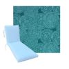 Universal Chaise Cushions in Richloom Solarium Crossway Aqua - 3 Universal Sizes