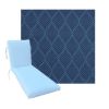 Universal Chaise Cushions in Richloom Solarium Fenbrook Bluecove - 3 Universal Sizes