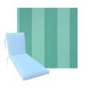 Universal Chaise Cushions in Richloom Solarium Preview Lagoon -  3 Universal Sizes