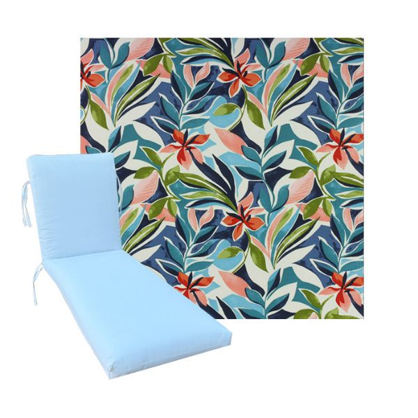 Universal Chaise Cushions in Richloom Solarium Soma Multi -  3 Universal Sizes