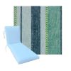 Universal Chaise Cushions in Richloom Solarium Weekender Lagoon 3 Universal Sizes